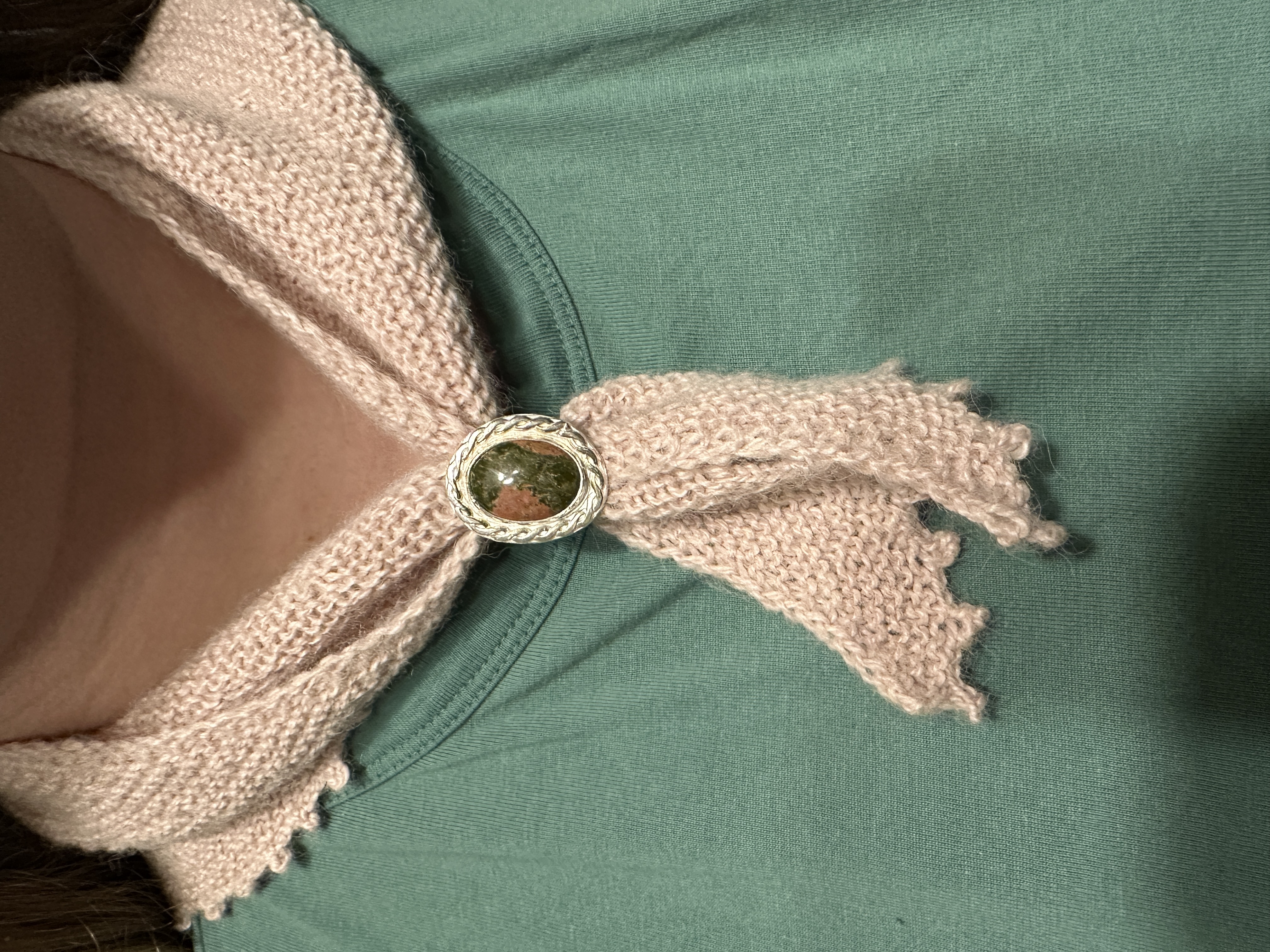 green necktie