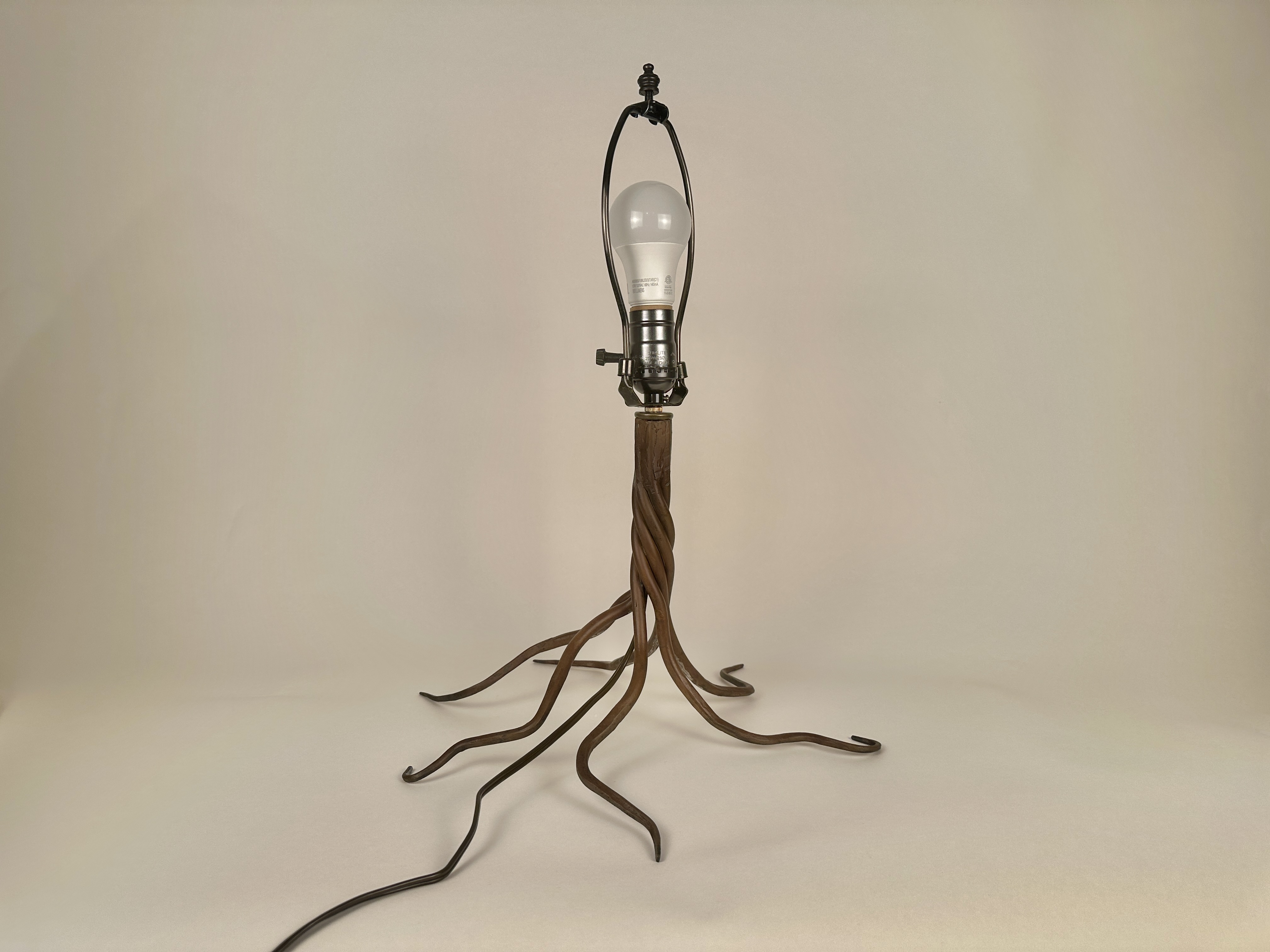 Lamp base with bulb